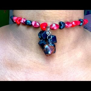 Black tourmaline choker